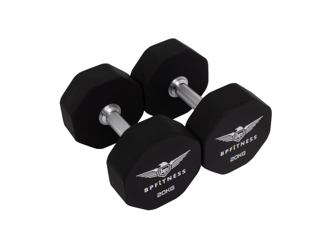 CPU 8-SIDED URETHANE DUMBBELLS (6)