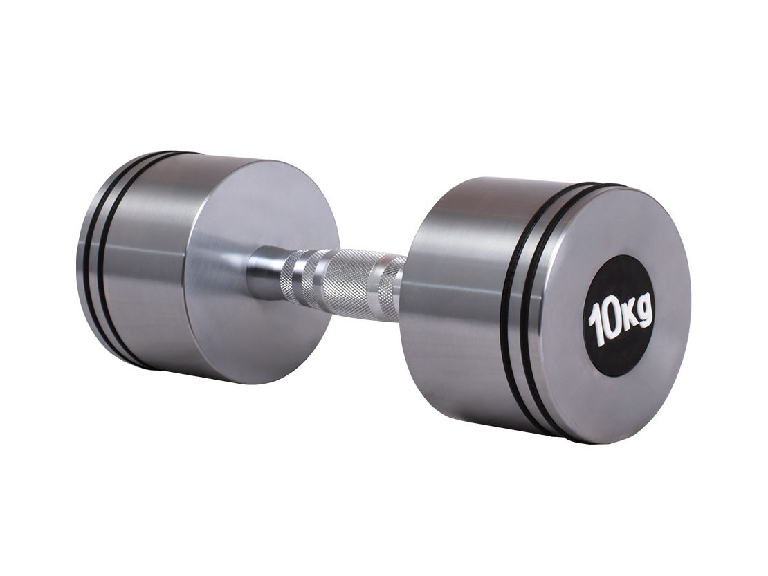 Imitation stainless steel chemical plating small dumbbell (4)